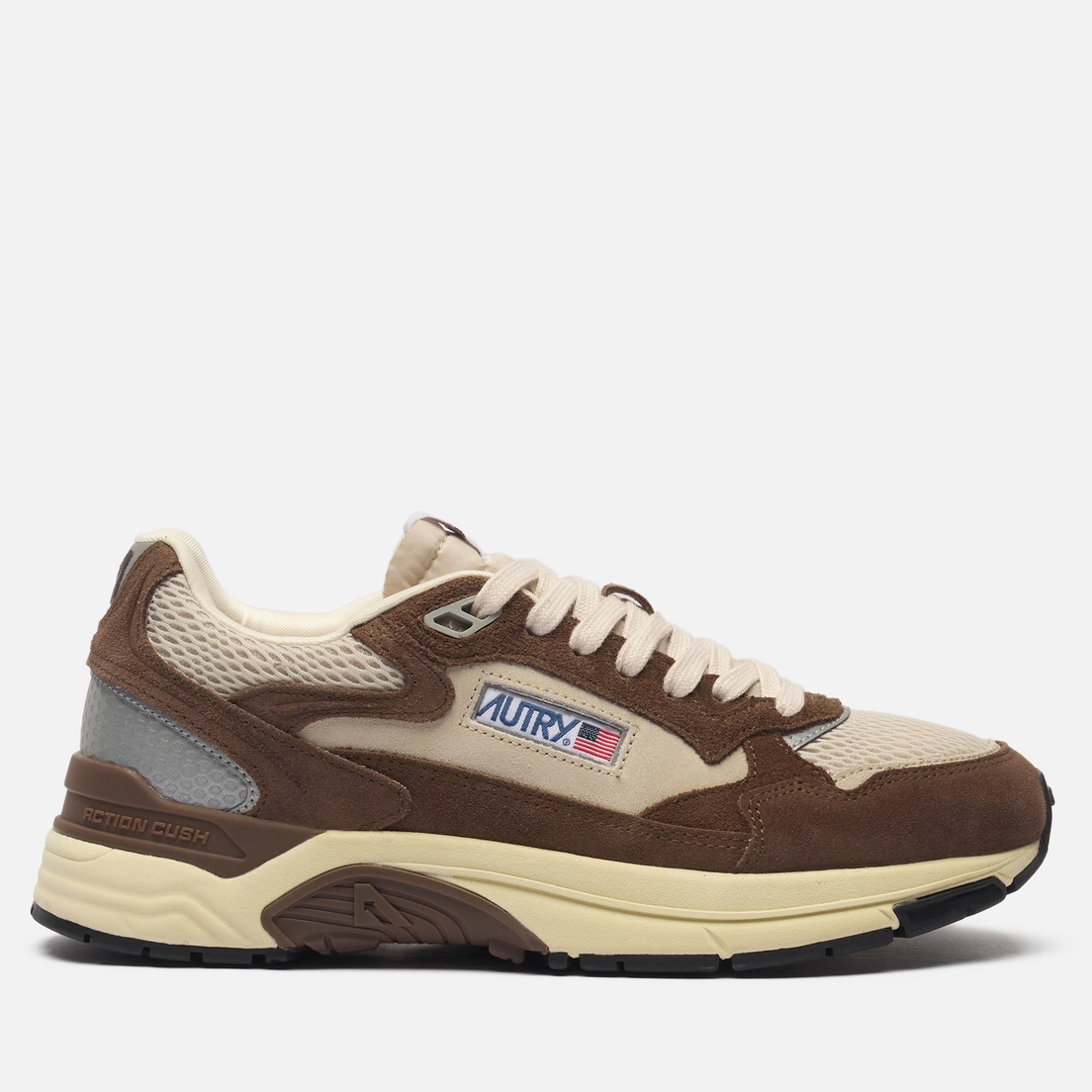 Autry Мужские кроссовки Hyperway Low Suede Bicolor/Mesh