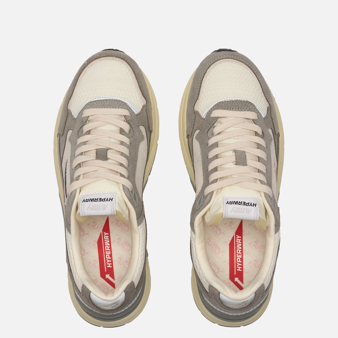 Autry Мужские кроссовки Hyperway Low Suede Bicolor/Mesh