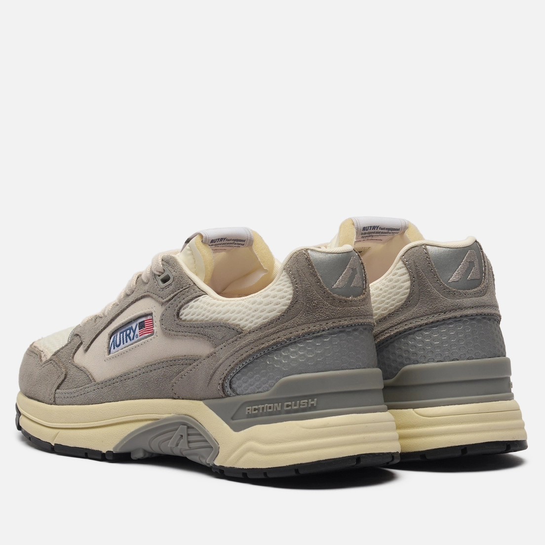 Autry Мужские кроссовки Hyperway Low Suede Bicolor/Mesh