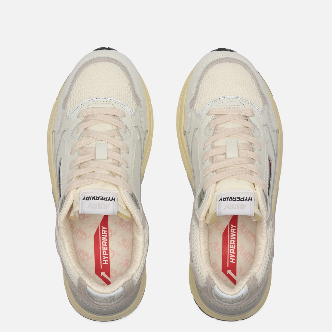 Autry Женские кроссовки Hyperway Low Soft Leather/Suede Mesh