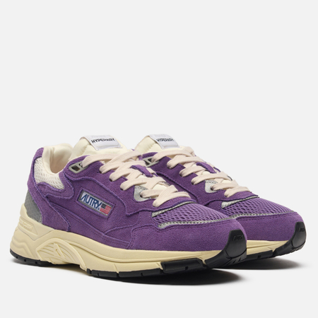 Женские кроссовки Autry Hyperway Low Suede/Mesh, цвет фиолетовый, размер 37 EU