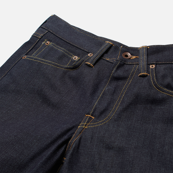 Мужские джинсы Edwin ED-47 Red Listed Selvage Denim 14 Oz Blue Unwashed
