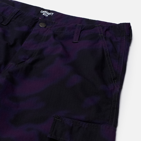 Мужские брюки Carhartt WIP Regular Cargo 6.5 Oz Camo Blur/Purple Rinsed