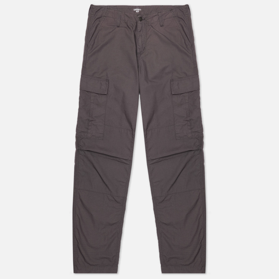Мужские брюки Carhartt WIP Regular Cargo 6.5 Oz Blacksmith Rinsed