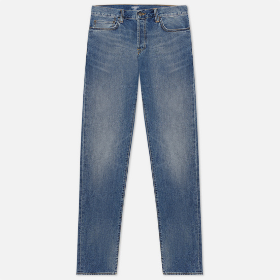 Мужские джинсы Carhartt WIP Klondike 12 Oz Blue Mid Used Wash