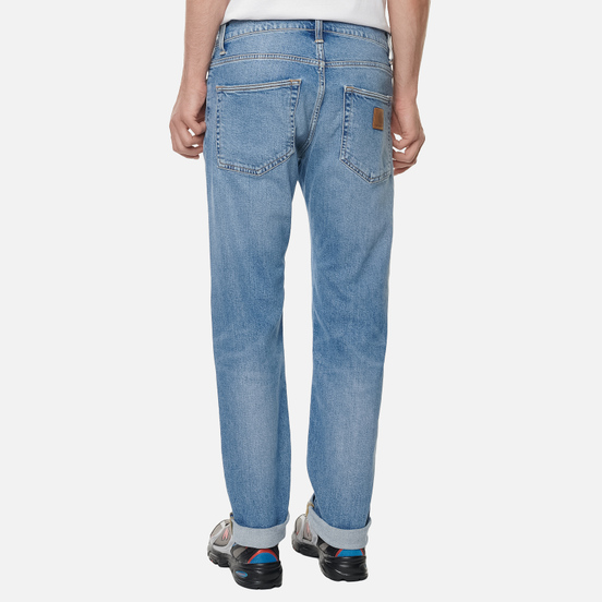 Мужские джинсы Carhartt WIP Klondike 12 Oz Blue Light Used Wash