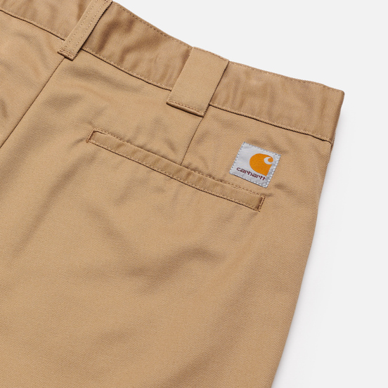 Мужские брюки Carhartt WIP Master 8.8 Oz Leather Rinsed