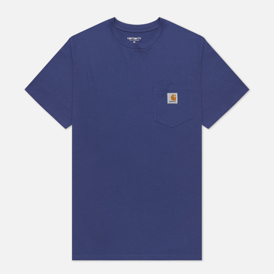 Мужская футболка Carhartt WIP S/S Pocket Cold Viola
