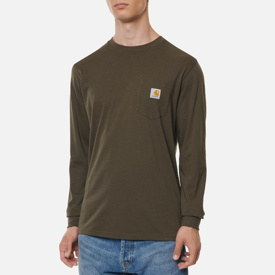Мужской лонгслив Carhartt WIP L/S Pocket Cypress