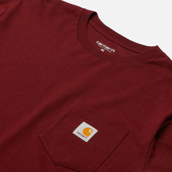 Мужской лонгслив Carhartt WIP L/S Pocket Bordeaux