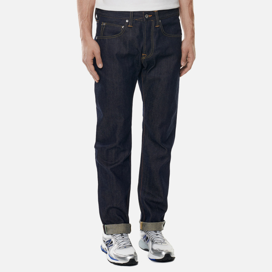 Мужские джинсы Edwin ED-55 63 Rainbow Selvage Denim 12.8 Oz Blue Unwashed