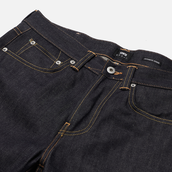 Мужские джинсы Edwin ED-80 63 Rainbow Selvage Denim 12.8 Oz Blue Unwashed