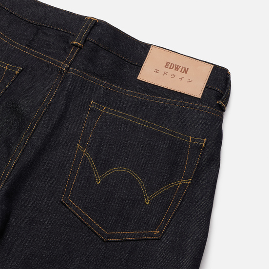 Мужские джинсы Edwin ED-80 Red Listed Selvage Denim 14 Oz Blue Unwashed