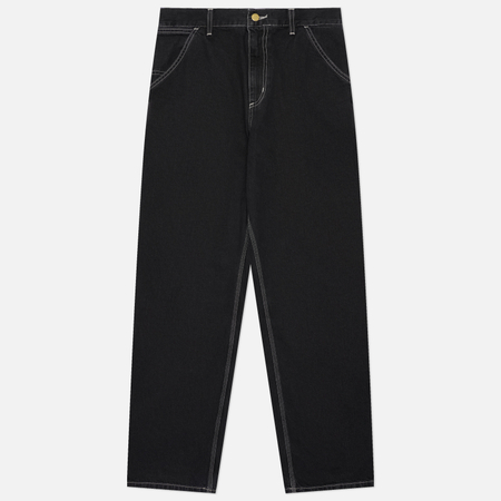 Мужские джинсы Carhartt WIP Simple Norco Denim 11.25 Oz, цвет чёрный, размер 30/32