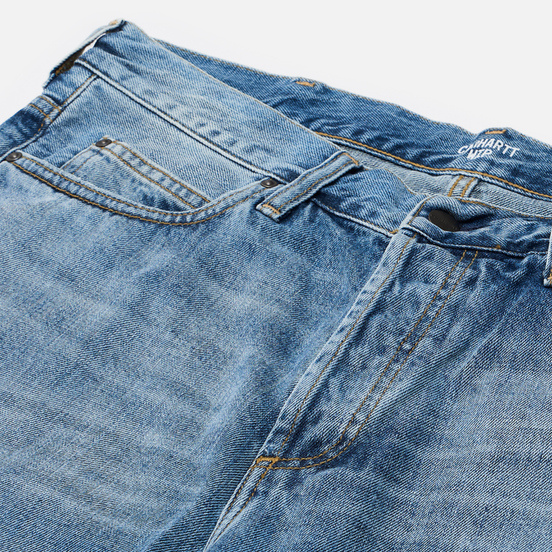 Мужские джинсы Carhartt WIP Marlow 12 Oz Blue Light Used Wash