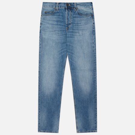Мужские джинсы Carhartt WIP Marlow Edgewood Denim 12 Oz, цвет голубой, размер 30/32