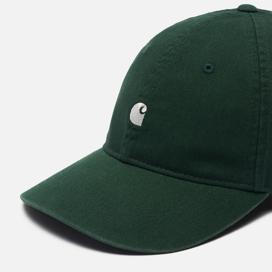 Кепка Carhartt WIP Madison Logo Bottle Green/Wax