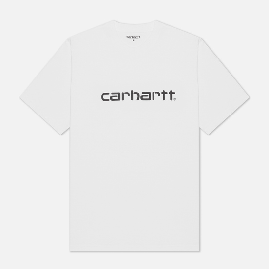 Мужская футболка Carhartt WIP S/S Script White/Black