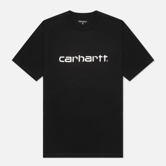 Мужская футболка Carhartt WIP S/S Script Black/White