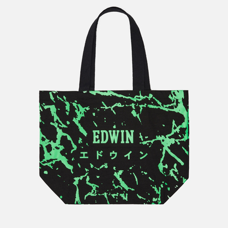 фото Сумка edwin logo tote shopper, цвет зелёный