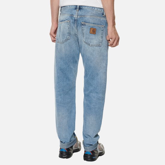 Мужские джинсы Carhartt WIP Klondike 14 Oz Blue Worn Bleached