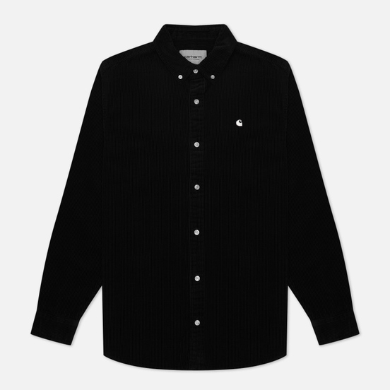 Мужская рубашка Carhartt WIP Madison 9.1 Oz Black/Wax