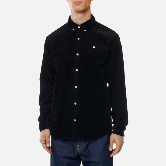 Мужская рубашка Carhartt WIP Madison 9.1 Oz Black/Wax