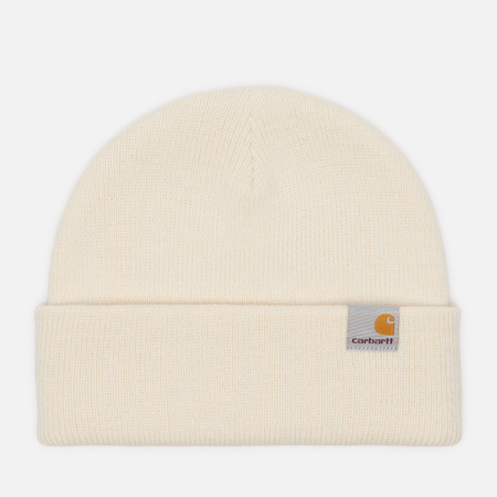 Шапка Carhartt WIP Stratus Low, цвет бежевый