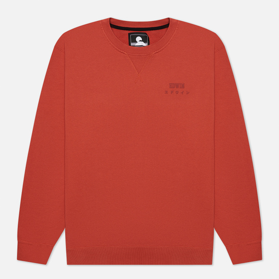 Мужская толстовка Edwin Base Crew Heavy Felpa Burnished Sunset Garment Washed