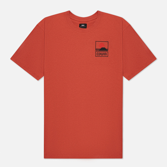 Мужская футболка Edwin Sunset On Mount Fuji Burnished Sunset Garment Washed