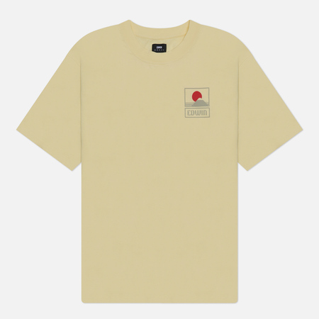 Мужская футболка Edwin Sunset On Mount Fuji, цвет жёлтый, размер XXL