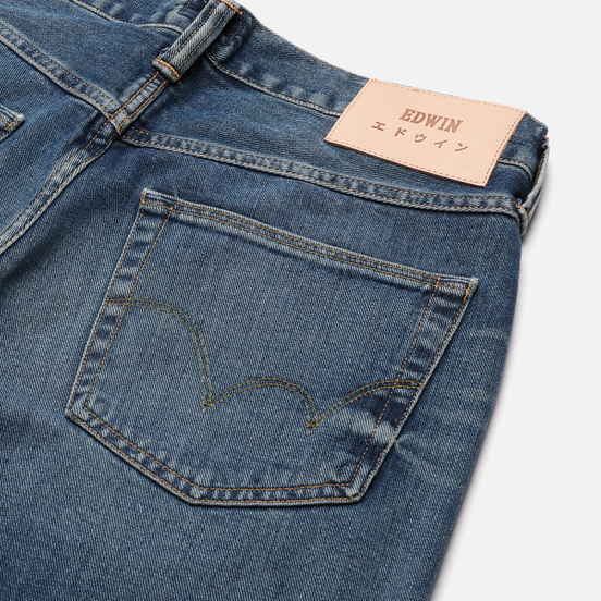 Мужские джинсы Edwin ED-55 Yoshiko Left Hand Denim 12.6 Oz Blue Ariki Wash