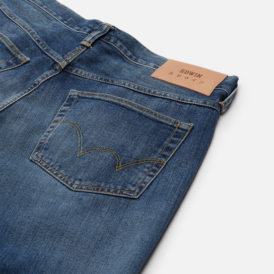 Мужские джинсы Edwin ED-55 Yoshiko Left Hand Denim 12.6 Oz Blue Niroko Wash