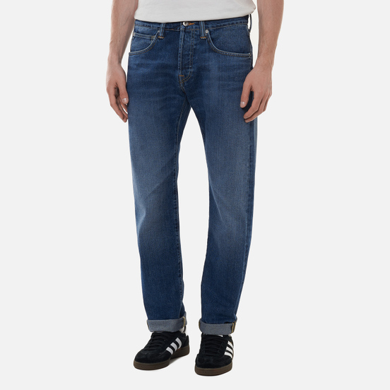 Мужские джинсы Edwin ED-55 Yoshiko Left Hand Denim 12.6 Oz Blue Niroko Wash