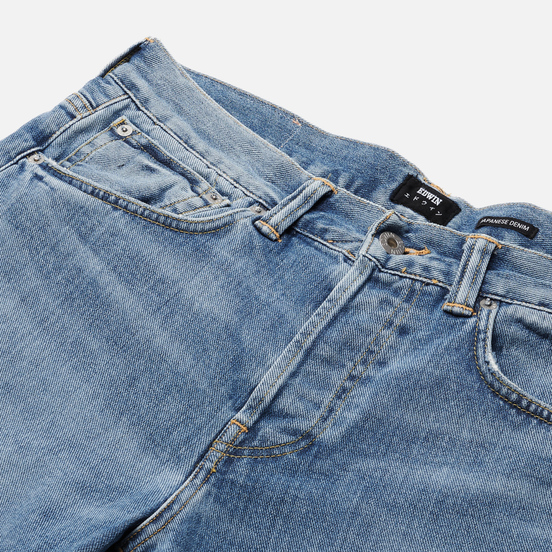 Мужские джинсы Edwin ED-80 Yoshiko Left Hand Denim 12.6 Oz Blue Arisu Wash