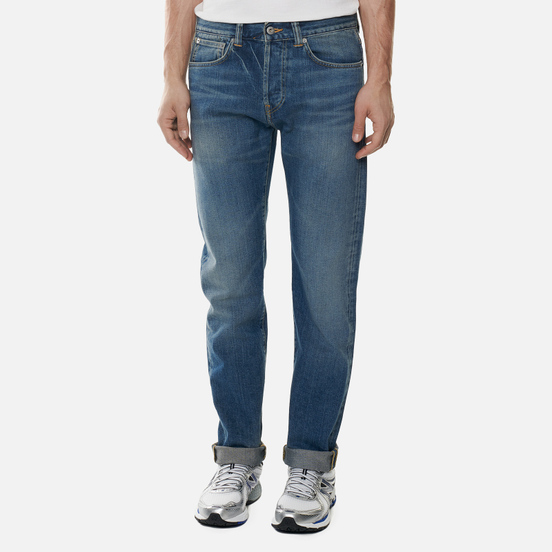 Мужские джинсы Edwin ED-80 Yoshiko Left Hand Denim 12.6 Oz Blue Ariki Wash