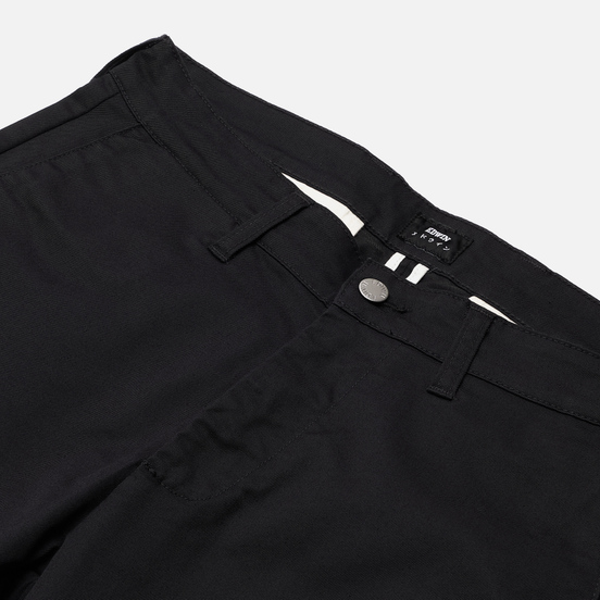 Мужские брюки Edwin ED-85 Chino CS Twill Poly Cotton 8.6 Oz Black Rinsed