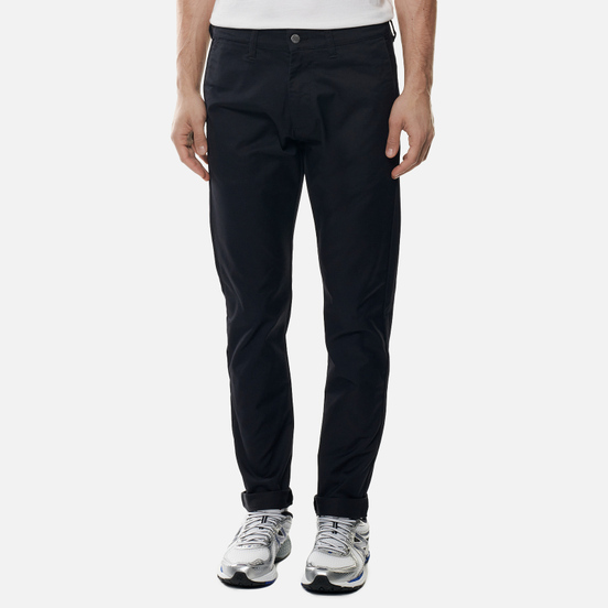 Мужские брюки Edwin ED-85 Chino CS Twill Poly Cotton 8.6 Oz Black Rinsed