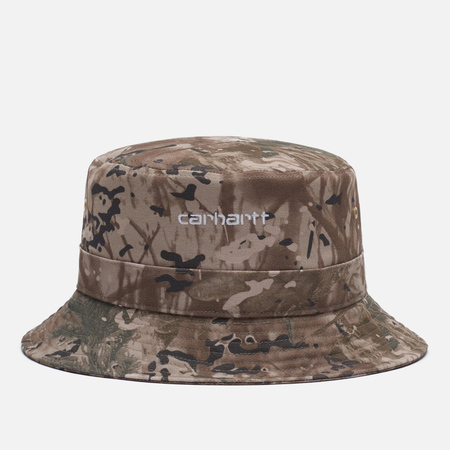 Панама Carhartt WIP Script Bucket 7.7 Oz, цвет камуфляжный, размер L-XL