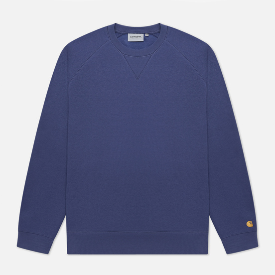 Мужская толстовка Carhartt WIP Chase 13 Oz Cold Viola/Gold