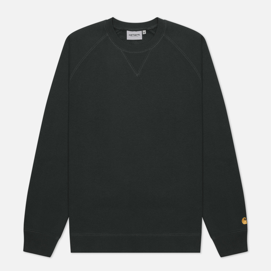 Мужская толстовка Carhartt WIP Chase 13 Oz Dark Teal/Gold