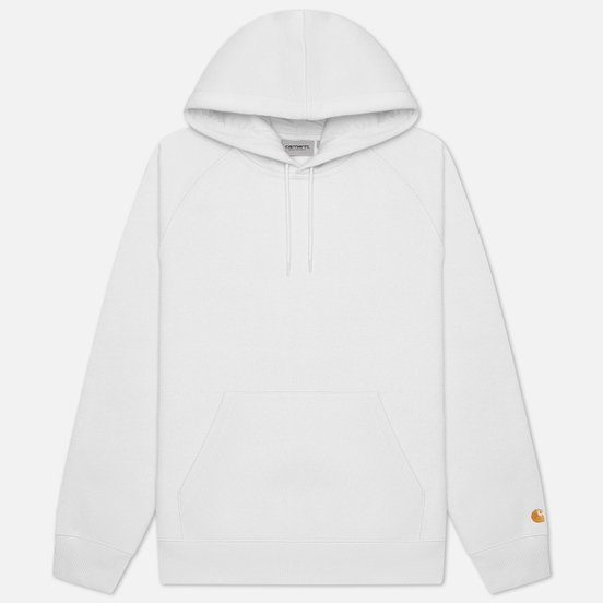 Мужская толстовка Carhartt WIP Chase 13 Oz Hooded White/Gold