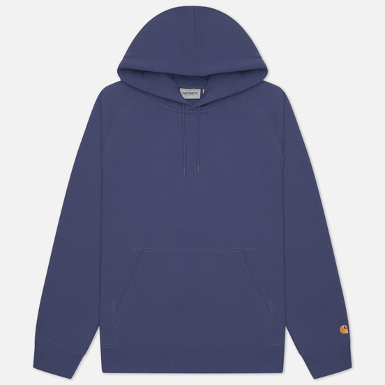Мужская толстовка Carhartt WIP Chase 13 Oz Hooded Cold Viola/Gold