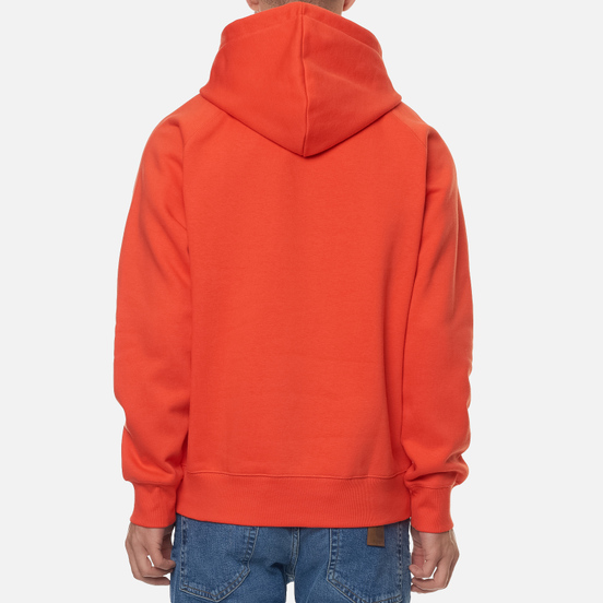 Мужская толстовка Carhartt WIP Chase 13 Oz Hooded Safety Orange/Gold