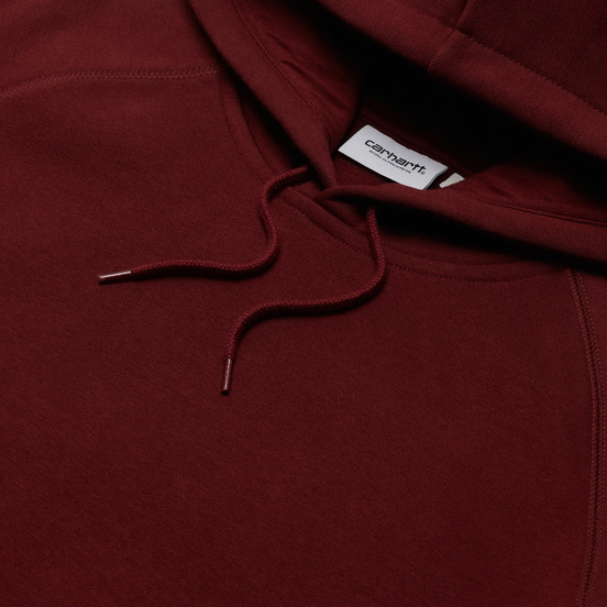Мужская толстовка Carhartt WIP Chase 13 Oz Hooded Bordeaux/Gold
