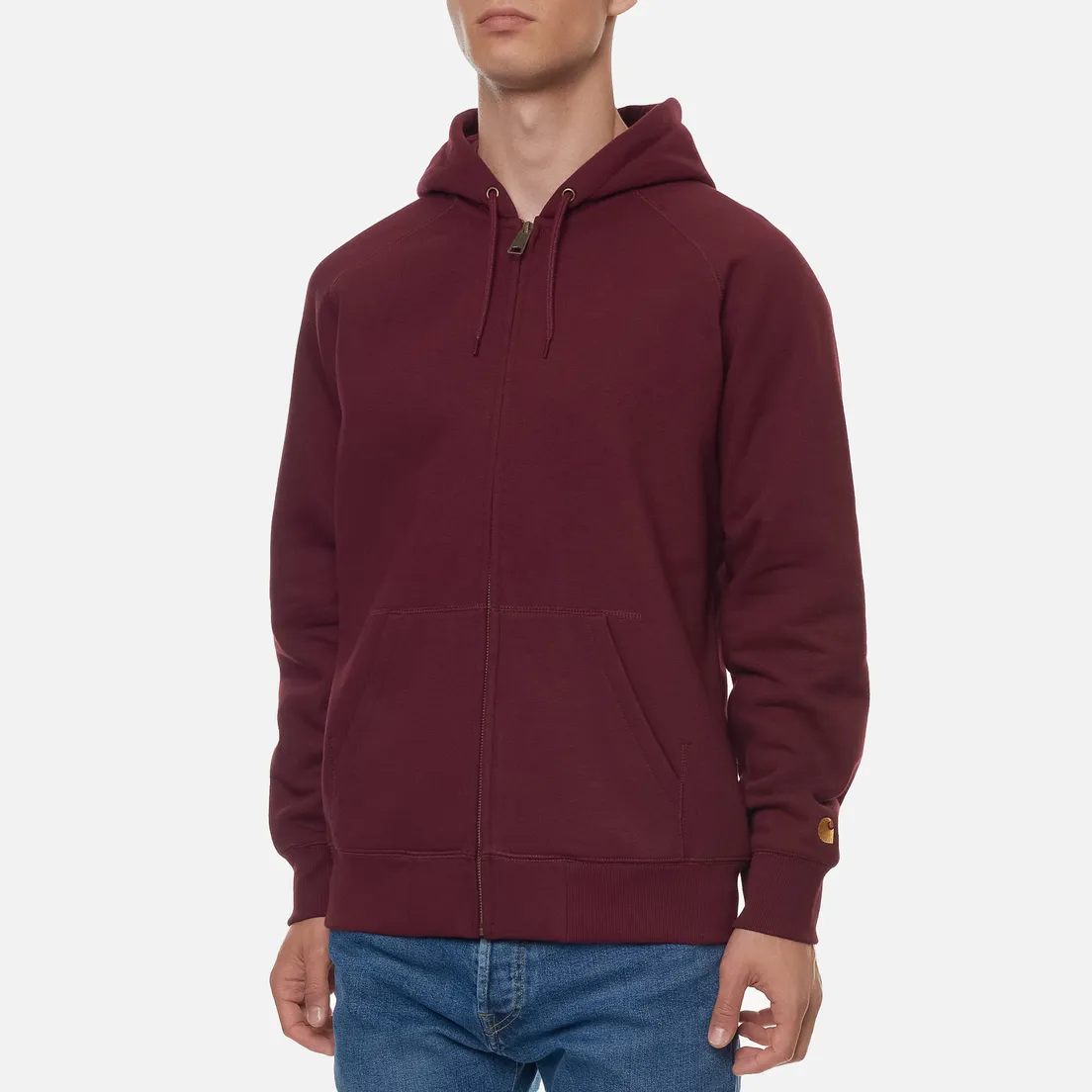 Carhartt WIP Мужская толстовка Chase 13 Oz Full-Zip Hoodie