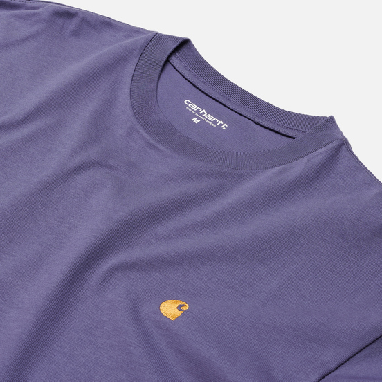 Мужской лонгслив Carhartt WIP L/S Chase Cold Viola/Gold
