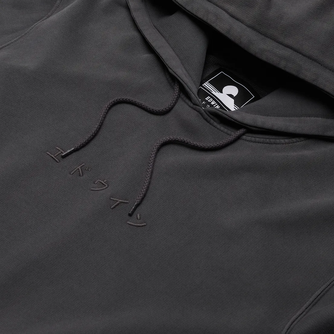 Edwin Мужская толстовка Katakana Hoodie Garment Dyed Faded Out