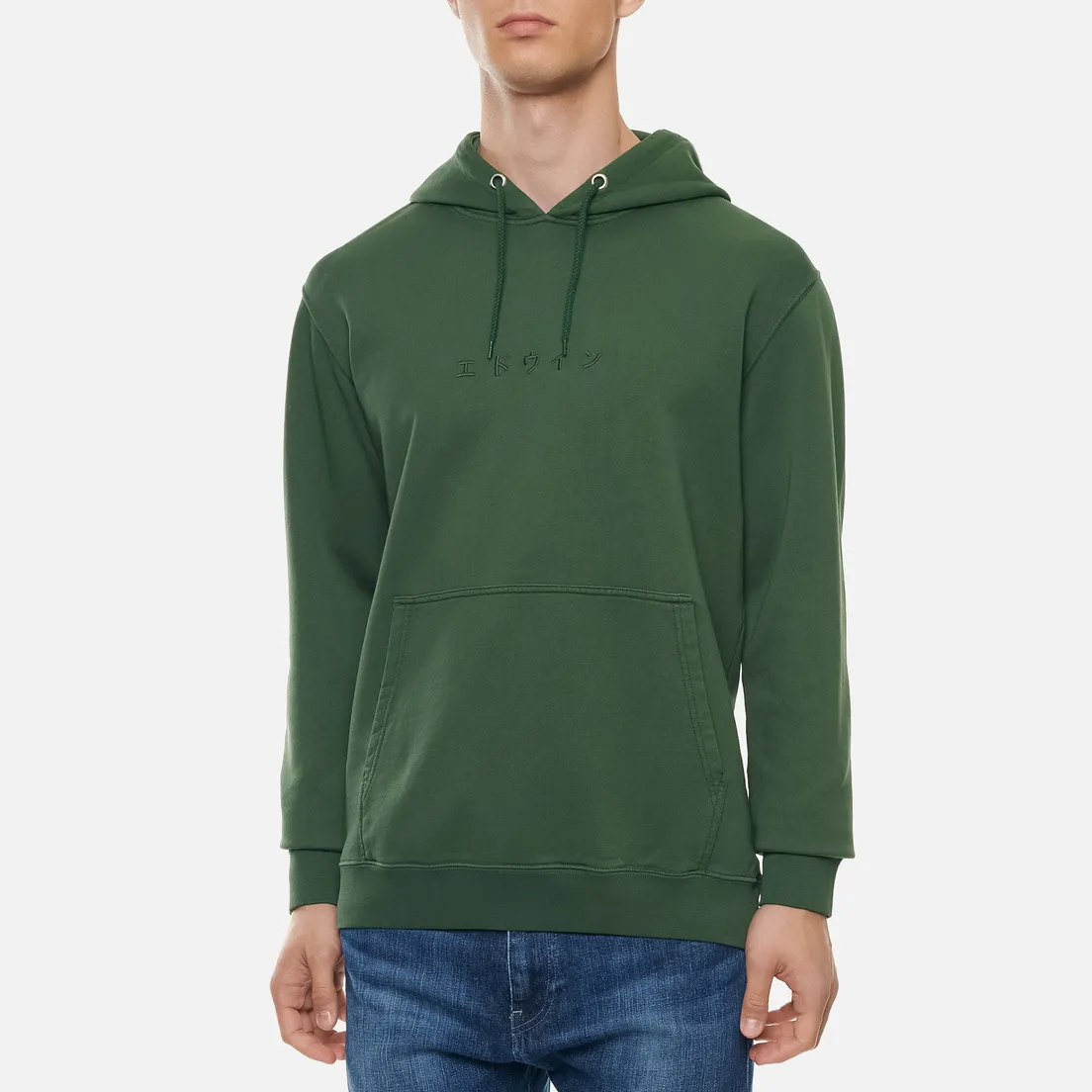 Edwin Мужская толстовка Katakana Hoodie Garment Dyed Faded Out