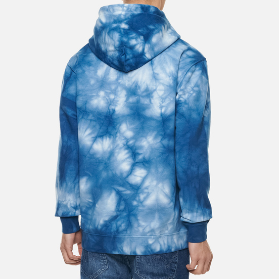 Мужская толстовка Edwin Katakana Hoodie Batik Garment Dyed Vintage Blue